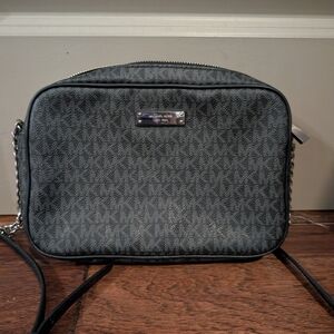 Michael Kors Textured Black Clutch